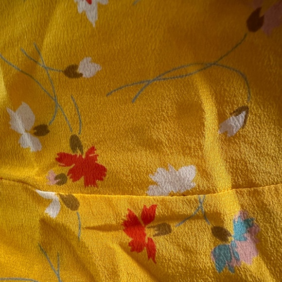 XS Madewell Floral Silk Wrap Cami Top - Picture 4 of 4